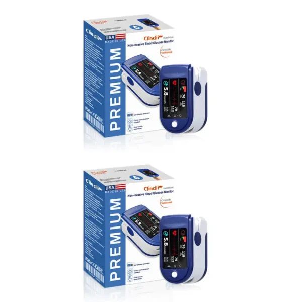 Clinclii™ Non-Invasive Blood Glucose Monitor – Pain-Free & 99.9% Accurate ADA Certified & FDA Approved