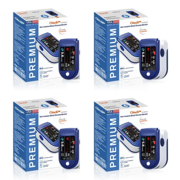 Clinclii™ Non-Invasive Blood Glucose Monitor – Pain-Free & 99.9% Accurate ADA Certified & FDA Approved