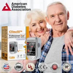 Clinclii™ Professional 3in1 Glucose & Vital Signs Monitor