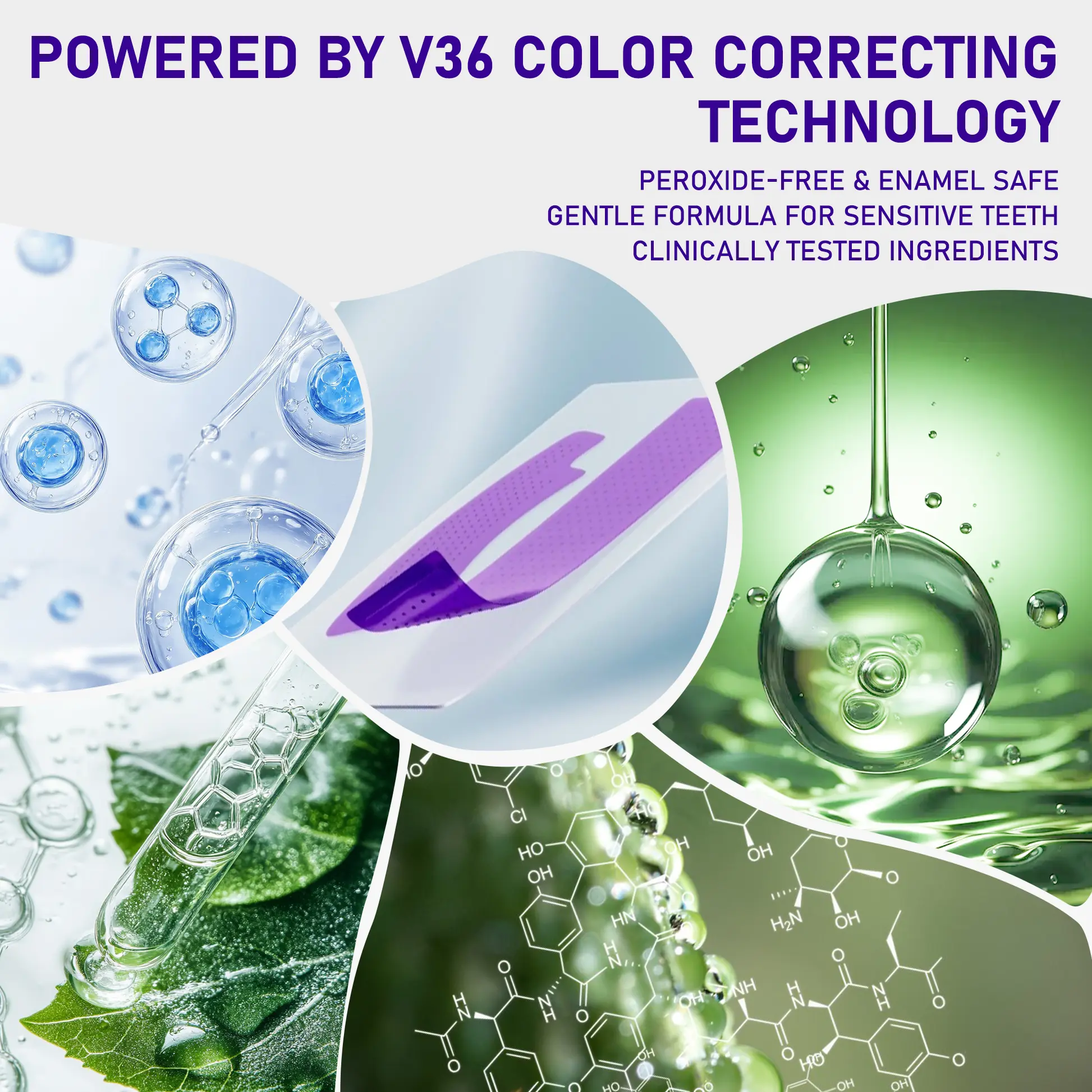 🦷Clinclii™ V36 Whitening Strips – Professional Teeth Whitening at Home(UPGRADED VERSION)