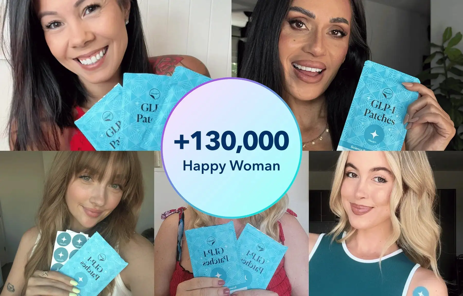 Clinclii™ GLP1 Patches, Clinclii™ GLP1 Support Patch for Men and Women, Natural Ingredients Cosmetic Patch