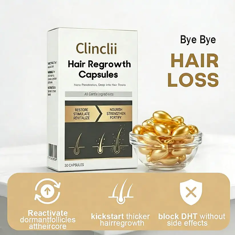 Best Seller๐ฅ Clinclii Hair Regrowth Capsules, Newly Upgraded,Nano Penetration, Deep into Hair Roots๐๐๐๐ข๐๐ฉ๐๐-๐๐๐ข๐ ๐๐๐๐๐ง