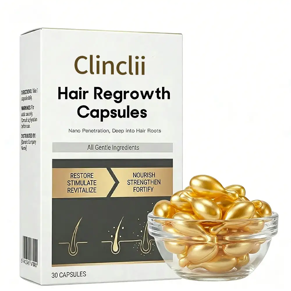 Best Seller๐ฅ Clinclii Hair Regrowth Capsules, Newly Upgraded,Nano Penetration, Deep into Hair Roots๐๐๐๐ข๐๐ฉ๐๐-๐๐๐ข๐ ๐๐๐๐๐ง