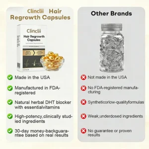🔥Clinclii Hair Regrowth Capsules - Nano Penetration, Deep into Hair Roots🎉𝙇𝙞𝙢𝙞𝙩𝙚𝙙-𝙏𝙞𝙢𝙚 𝙊𝙛𝙛𝙚𝙧