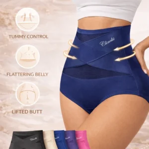 Clinclii™ SculptFit High-Waist Shaping Panties | Seamless Tummy Control & Full Coverage Lift