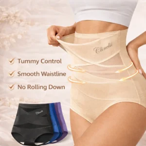 Clinclii™ SculptFit High-Waist Shaping Panties | Seamless Tummy Control & Full Coverage Lift