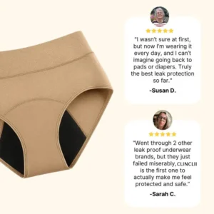 💖Last Day 50% OFF|CLINCLII 100% Leak-Proof Underwear 4-packe🌸