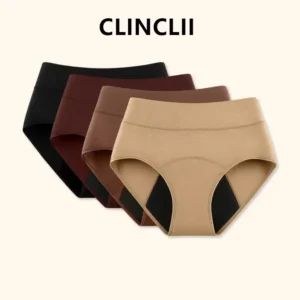 💖Last Day 50% OFF|CLINCLII 100% Leak-Proof Underwear 4-packe🌸