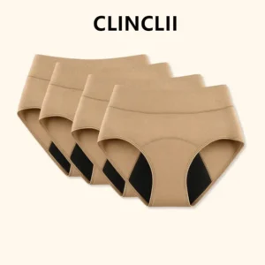 💖Last Day 50% OFF|CLINCLII 100% Leak-Proof Underwear 4-packe🌸