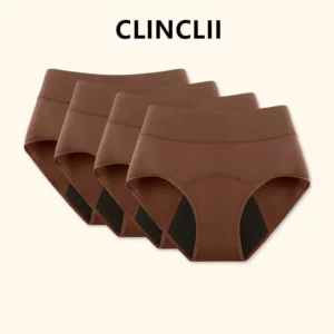 💖Last Day 50% OFF|CLINCLII 100% Leak-Proof Underwear 4-packe🌸