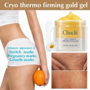 Clinclii® 15-Day Fast-Acting Anti Cellulite Sculpting & Tightening Burn Gold Massage Cream