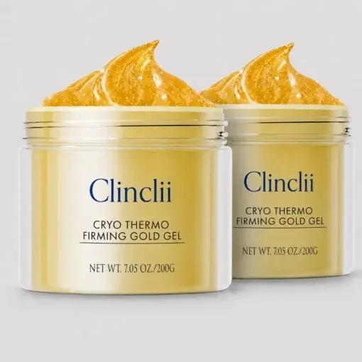 Clinclii® 15-Day Fast-Acting Anti Cellulite Sculpting & Tightening Burn Gold Massage Cream