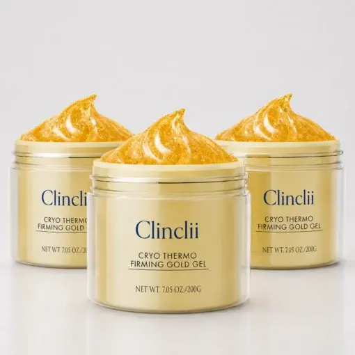 Clinclii® 15-Day Fast-Acting Anti Cellulite Sculpting & Tightening Burn Gold Massage Cream