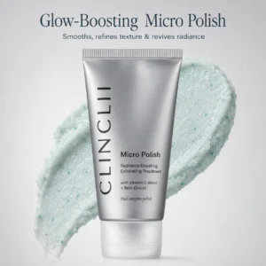 ✨ Clinclii Micro-Polishing Facial Scrub – Vitamin C + Fruit Enzyme Exfoliating Care for Smoother, Brighter-Looking Skin ✨