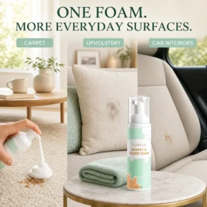 CLINCLII Carpet & Fabric Foam Spot Cleaner — 60 mL + Towel