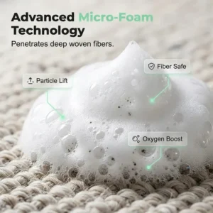 CLINCLII Carpet & Fabric Foam Spot Cleaner — 60 mL + Towel